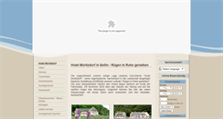 Desktop Screenshot of hotel-moritzdorf.com