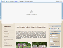 Tablet Screenshot of hotel-moritzdorf.com