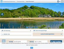 Tablet Screenshot of hotel-moritzdorf.de